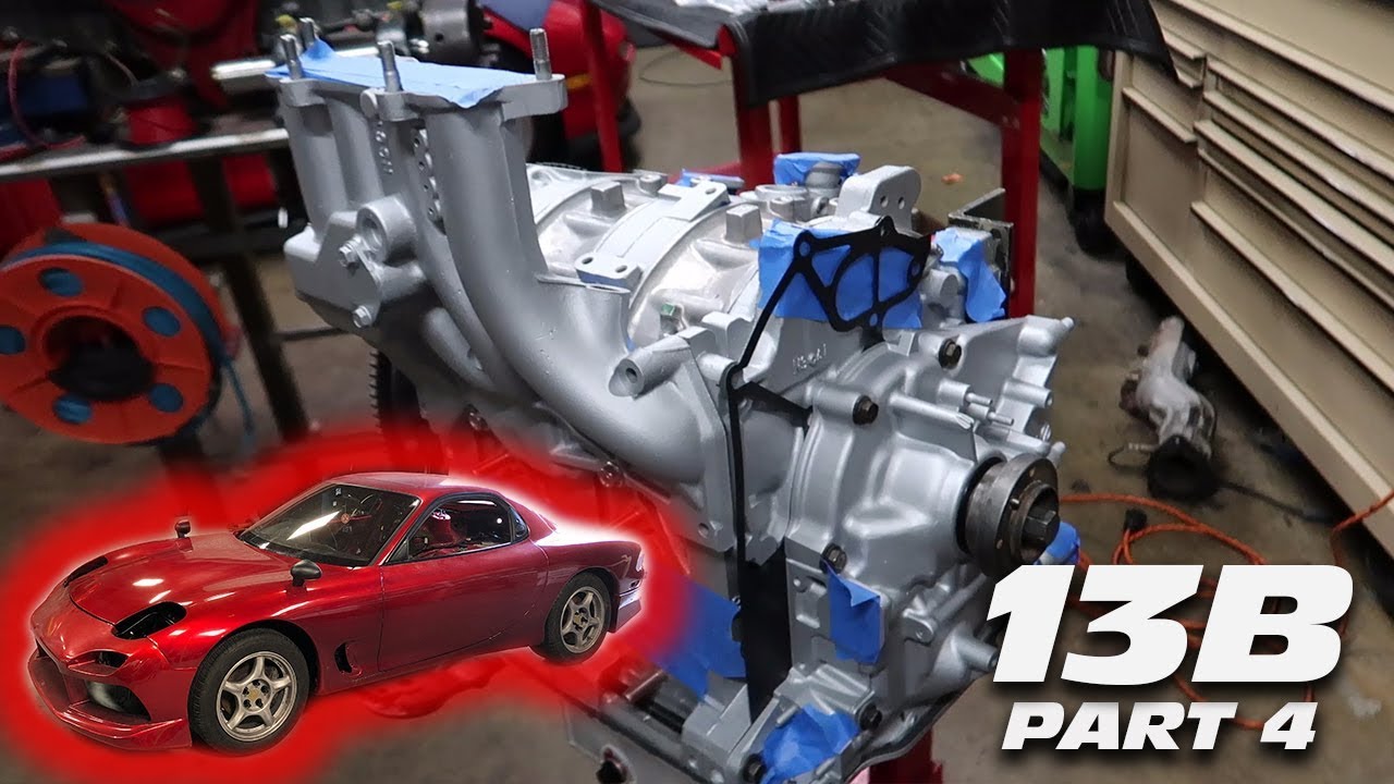 INSTALLING A +1000HP RATED CLUTCH & FLYWHEEL INTO THE13B ROTARY (ENGINE BUILD PART 4)
