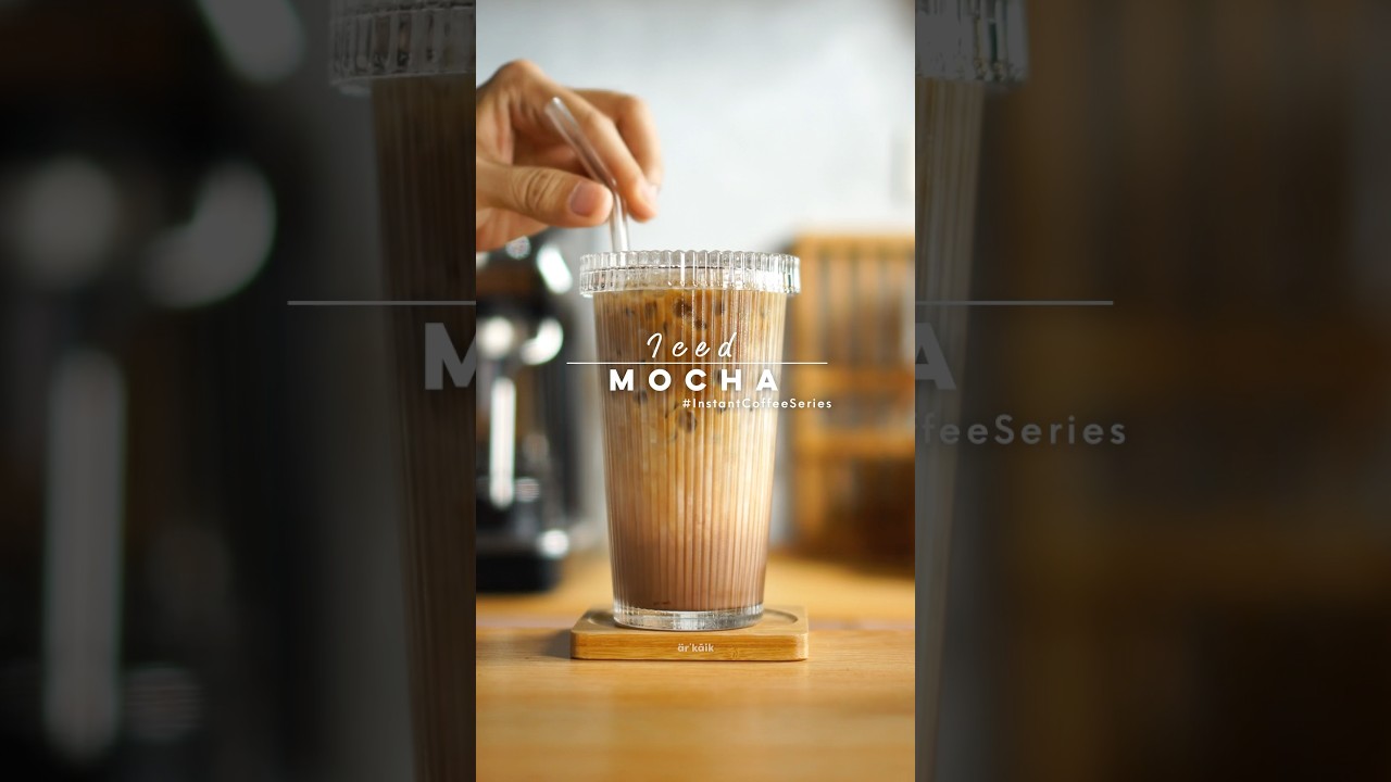 Instant Coffee Series : Iced Mocha #asmr #coffee #icedmocha #instantcoffee