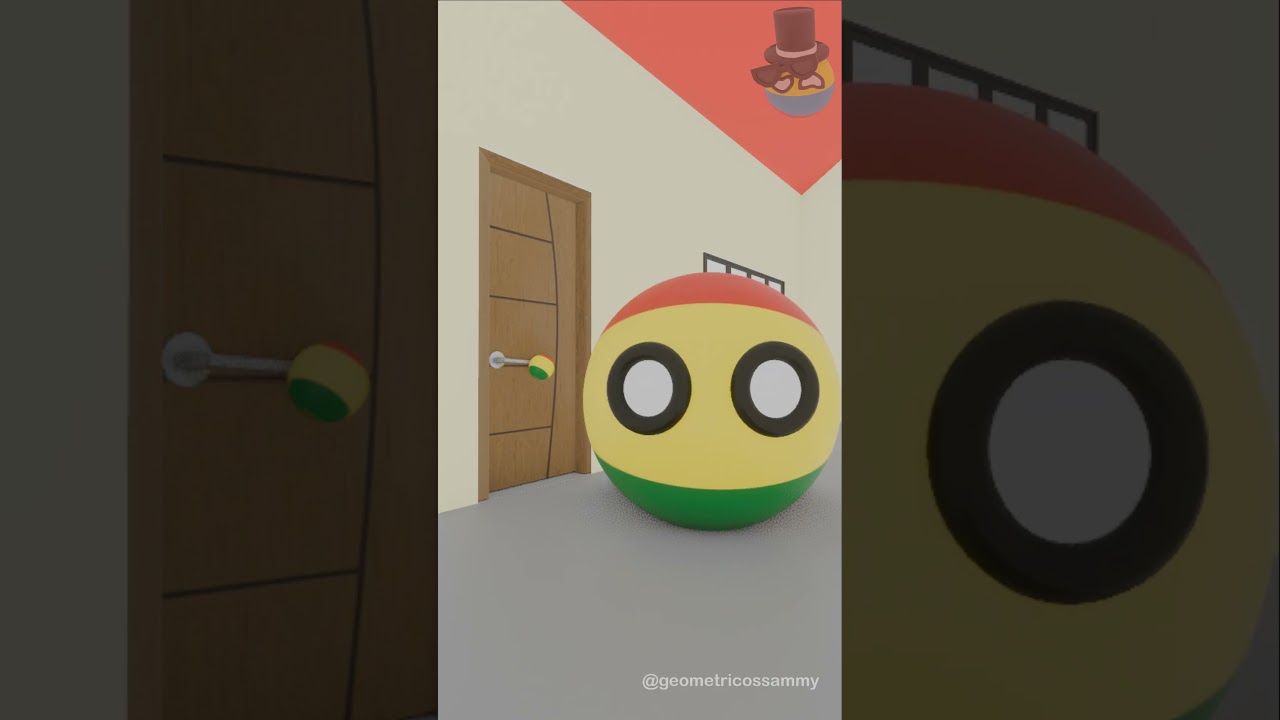 Instrucciones Para Abrir Una Puerta🚪(Créditos a @gastiobeide) #shorts #countryballs #humor