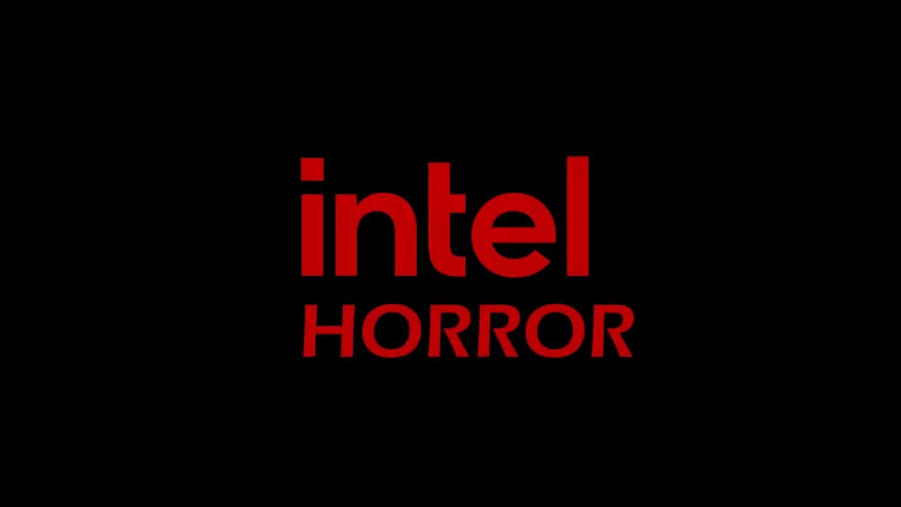 Intel Horror Logo (2023-Present) (JUMPSCARE ALERT)
