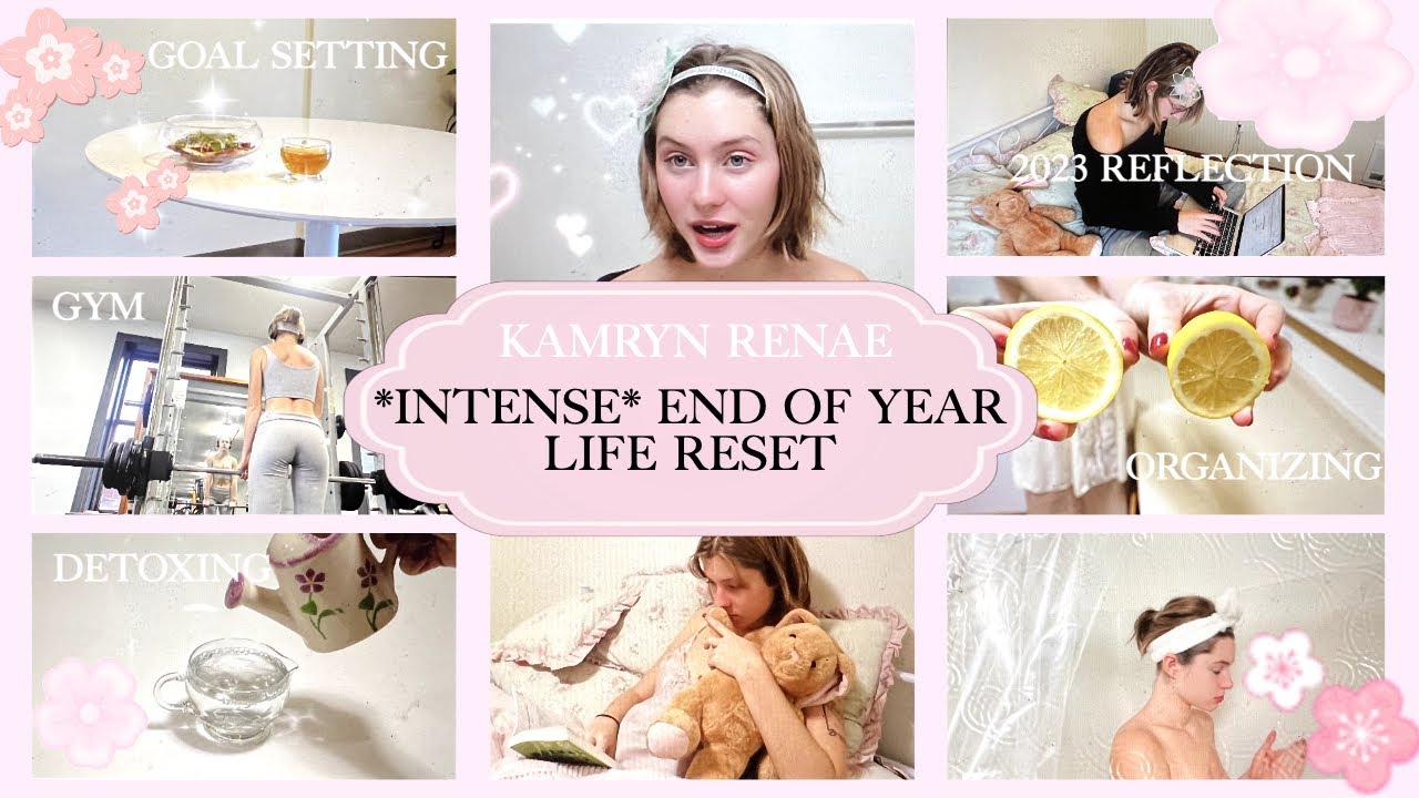 *intense* end of year LIFE RESET| vlog, goal setting, 2023 reflection, organizing, detoxing, 6a.m