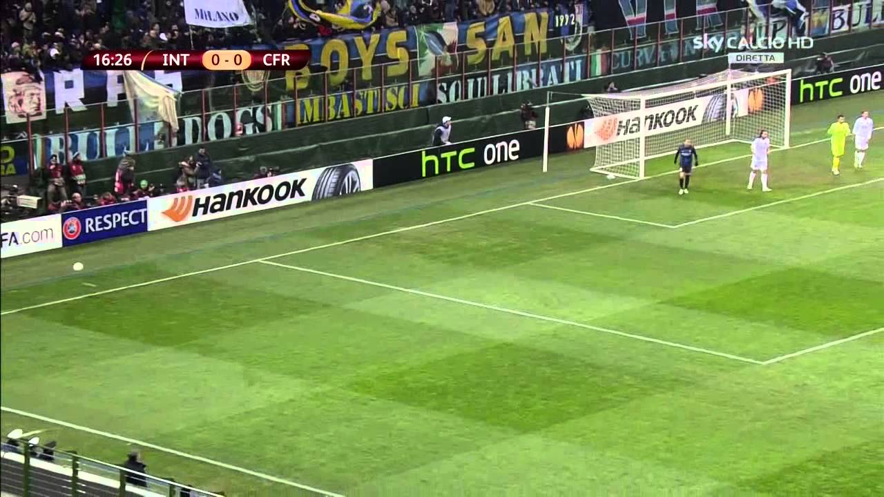 Inter   Cluj Highlights intermialn ae 00 00 23 00 00 37