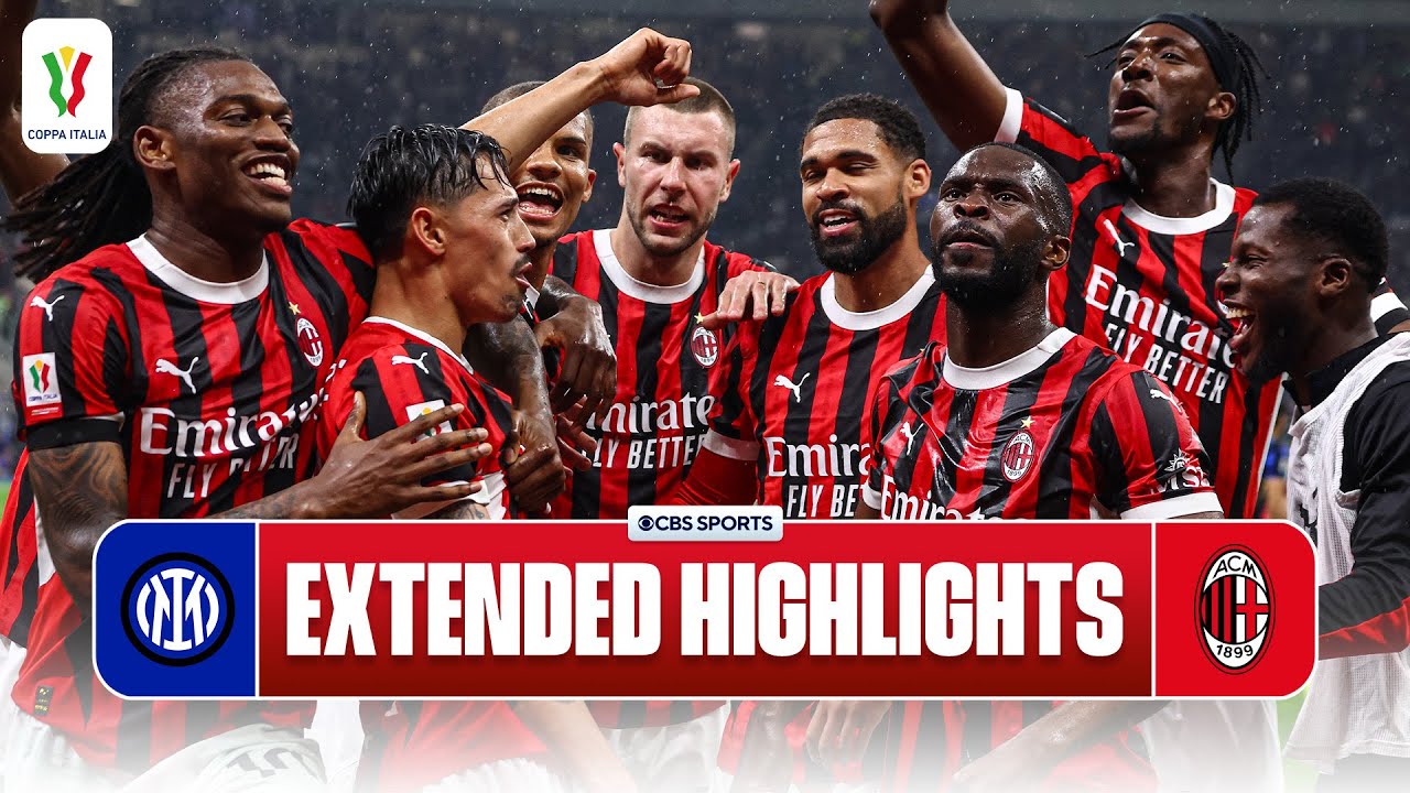 Inter vs. AC Milan: Extended Highlights | Coppa Italia | CBS Sports Golazo