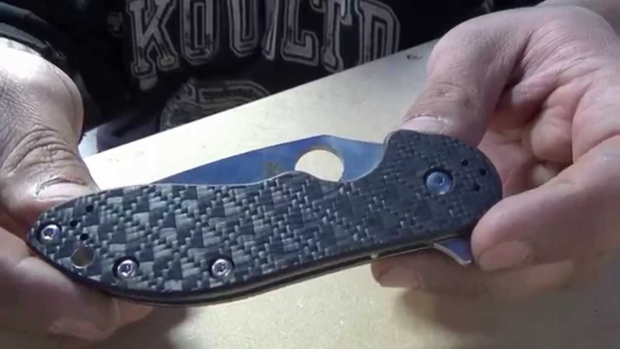 Internal folding knife maintenance