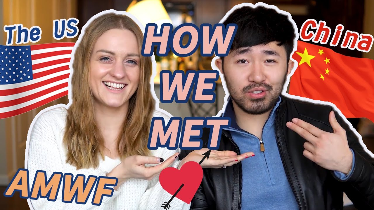 INTERNATIONAL AMWF COUPLE Q&A | How we met? Tinder? Argument? | Mike&Gwynn