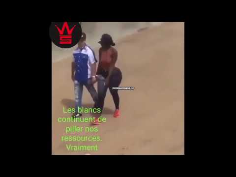 Interracial Love White Man Seen Walking With A Big African Booty!