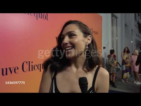 Interview with Gal Gadot at the Veuve Clicquot Solaire Culture Exhibit Launch on October 25, 2022
