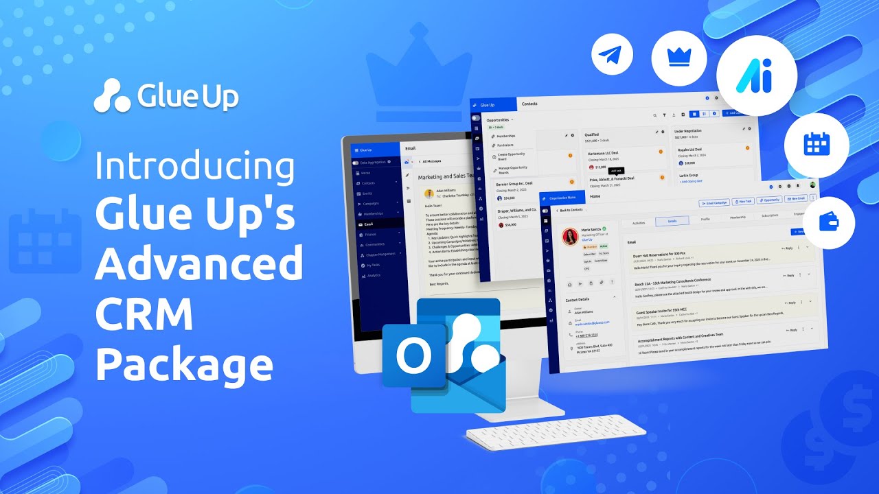 Introducing Glue Up's Advanced CRM Package