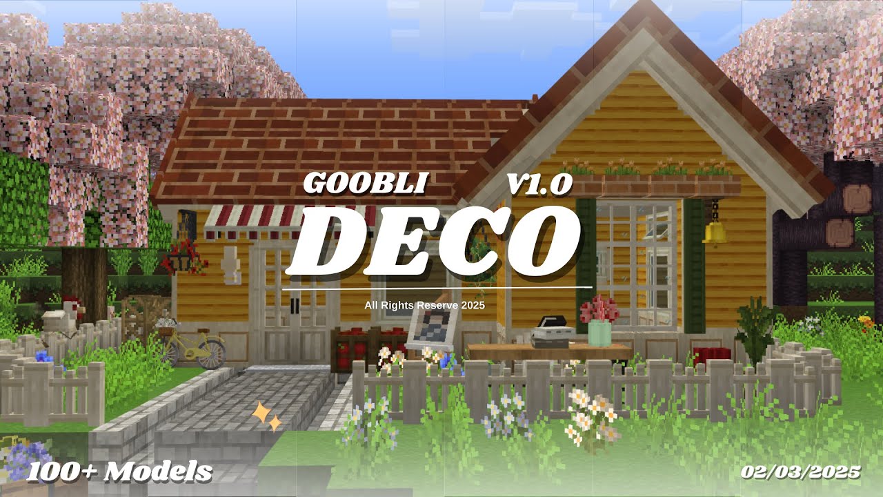 Introducing Gooblideco V1.0 for Minecraft Bedrock Edition 1.21.20+