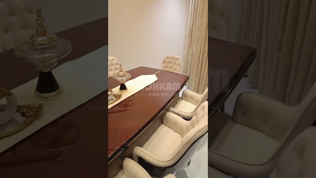 Introducing our latest Dining project, fully furnished by Mohkam!