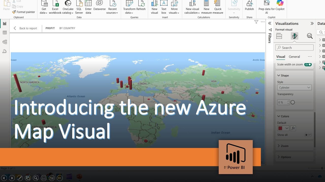 Introducing the all new Azure Maps Visual