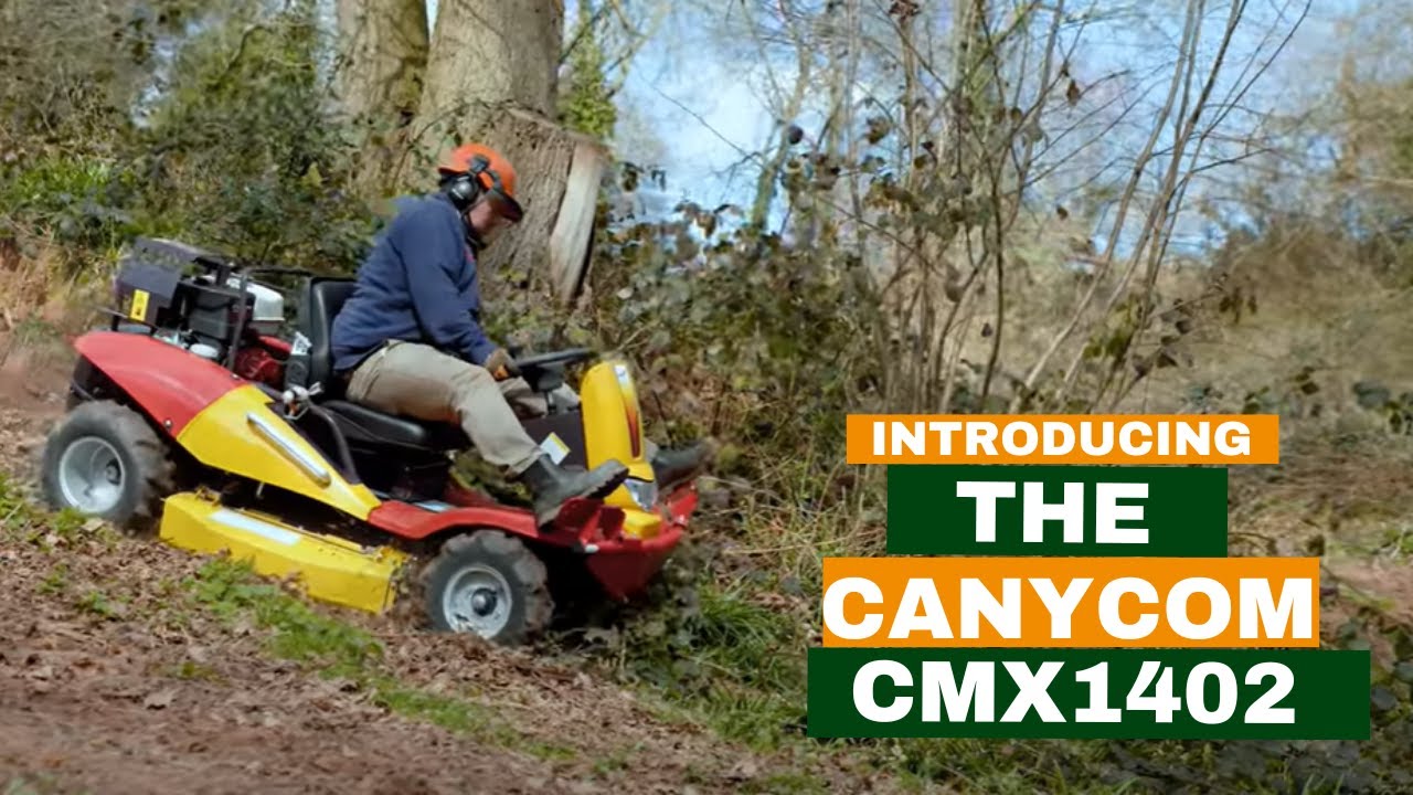 Introducing the Canycom CMX1402 Ride-on Brushcutter