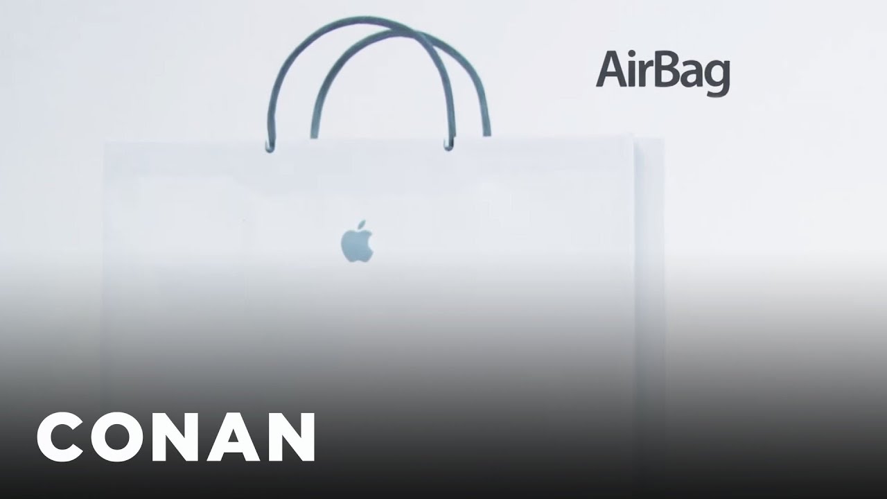 Introducing The New Apple AirBag | CONAN on TBS