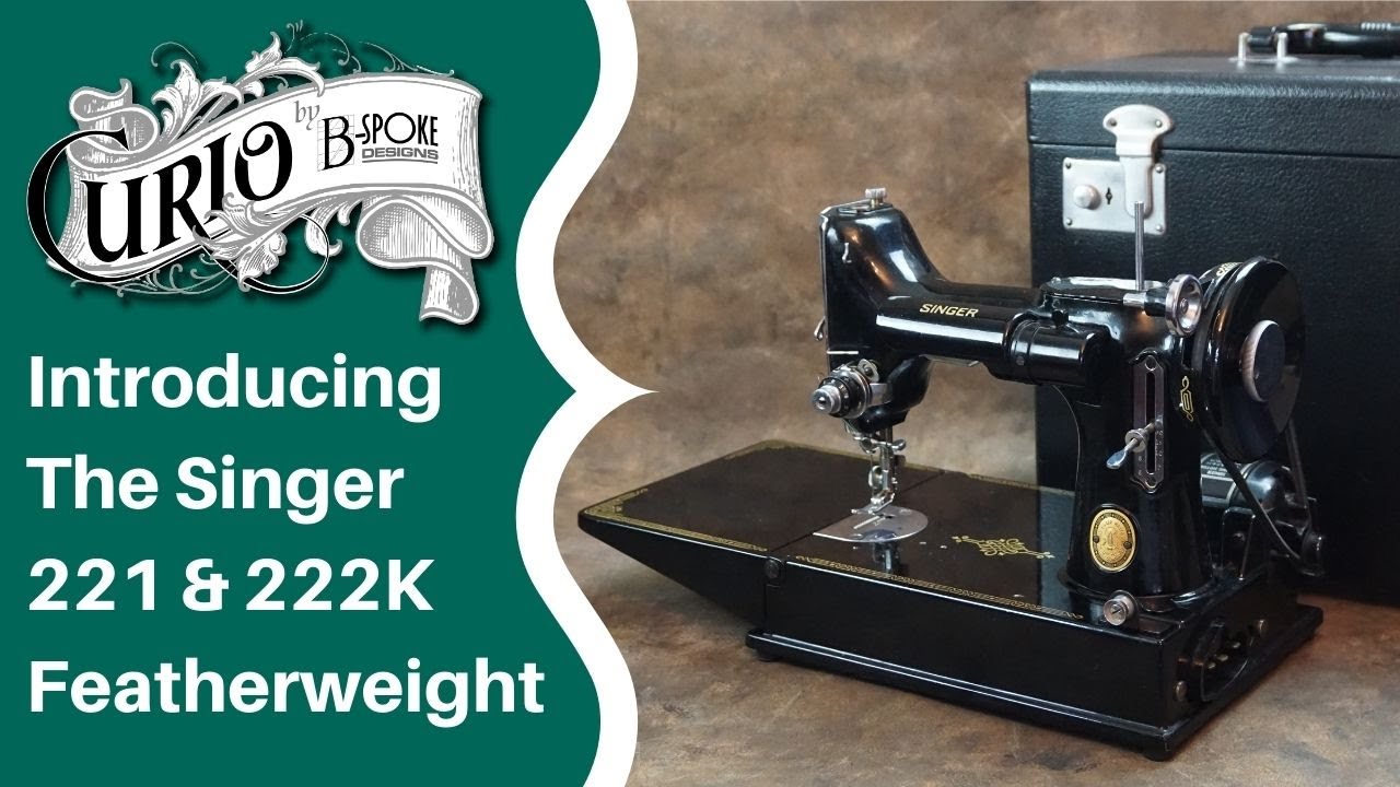 Introducing the Singer 221 Featherweight Portable Vintage Sewing Machine