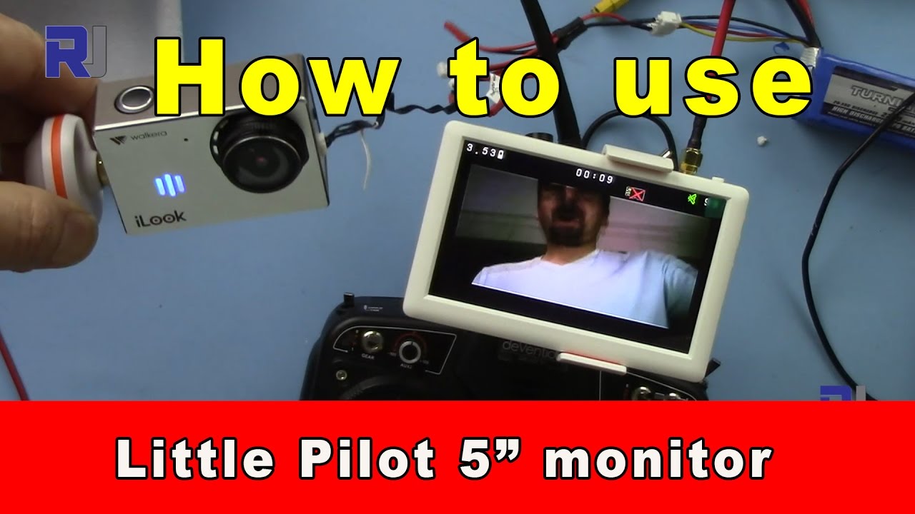Introduction and Testing Hawkeye Little Pilot 5' FPV monitor with receiver