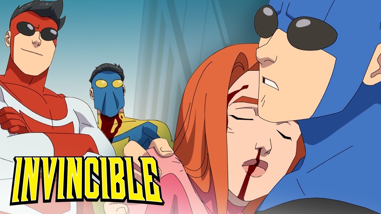 Invincible & Atom Eve Fight Against The Invincible Variants | Invincible Season 3