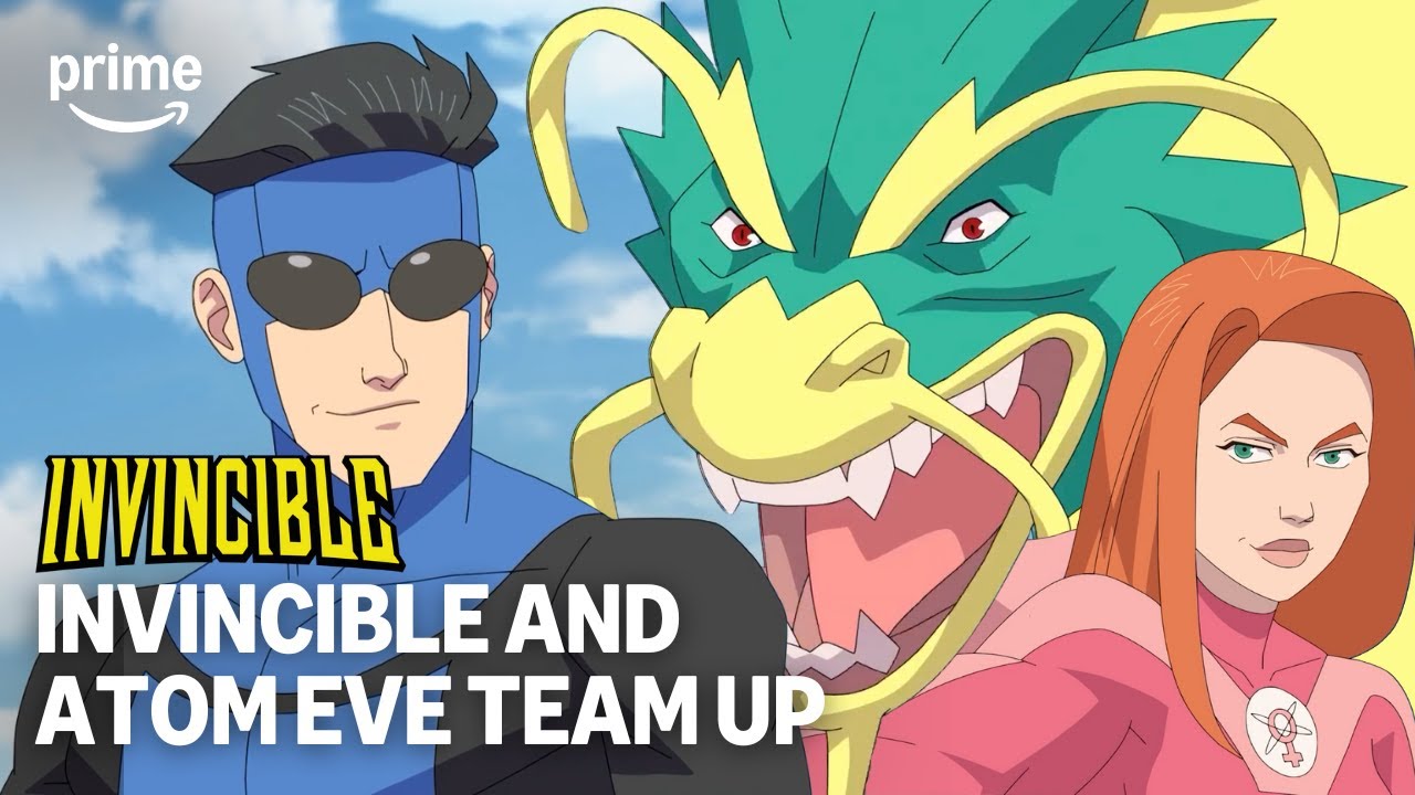 Invincible and Atom Eve Against Mister Liu | Invincible Season 3 | Prime Video