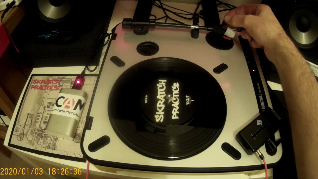 ion ipt 01 usb  turntable + stokyo kutter -portable scratching-Dj Nawyku