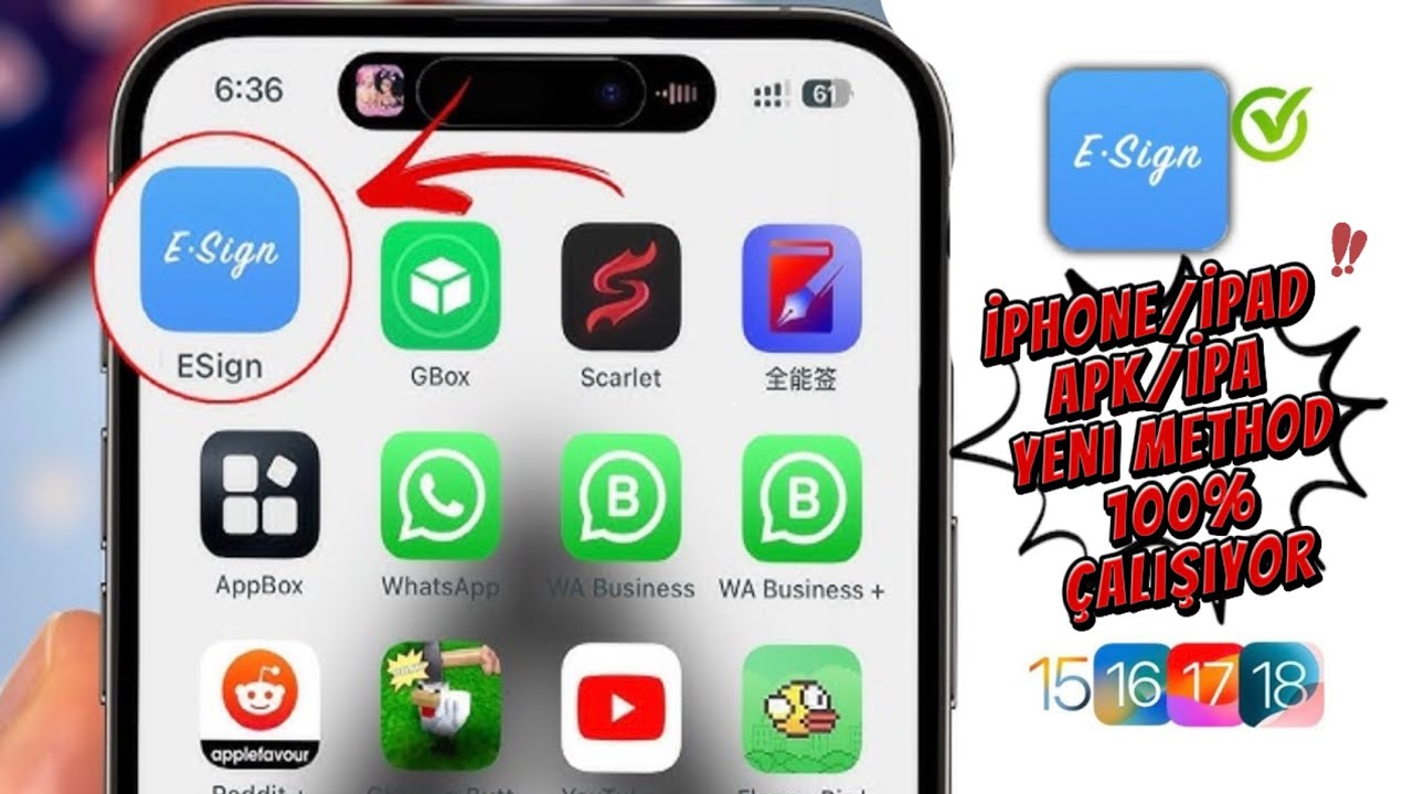IOS(IPHONE,IPAD) APK/IPA Nasıl Yüklenir ? (BİLGİSAYARSIZ/NO JAILBREAK)