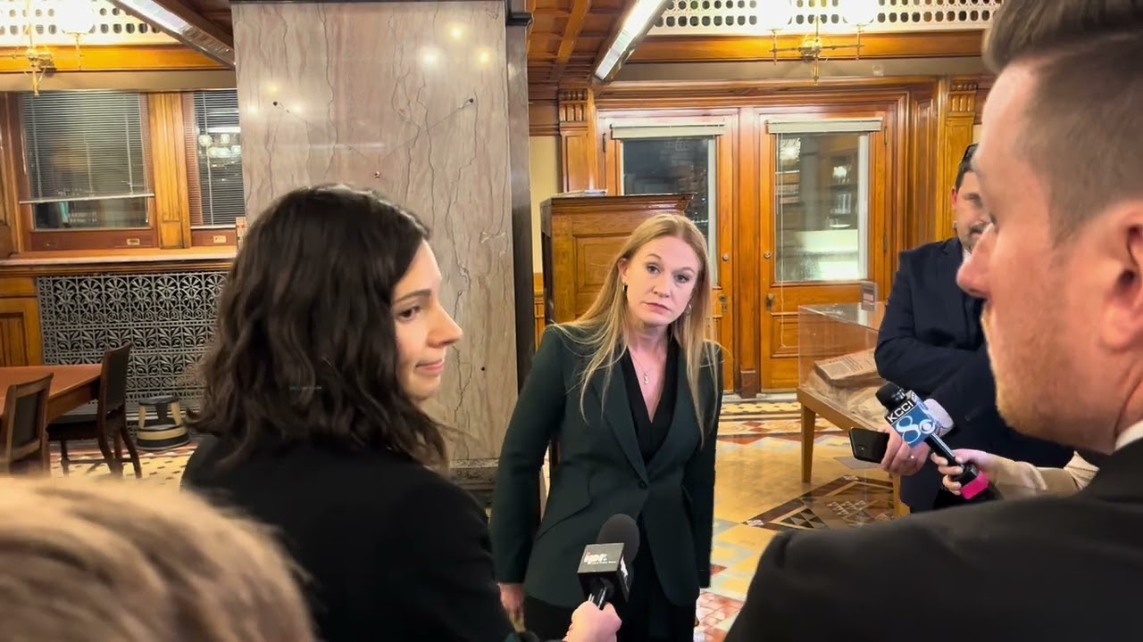 Iowa Senate President Amy Sinclair reacts to Condition of the State