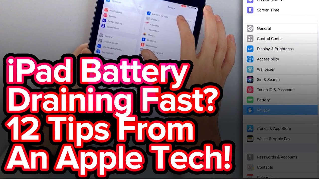 iPad Battery Draining Fast? 12 Battery Tips From A Former Apple Tech!