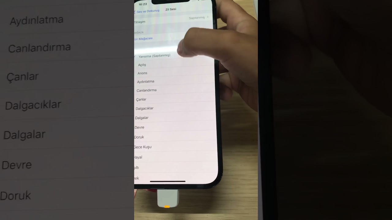 iphone 12 pro max orijinal zil sesi