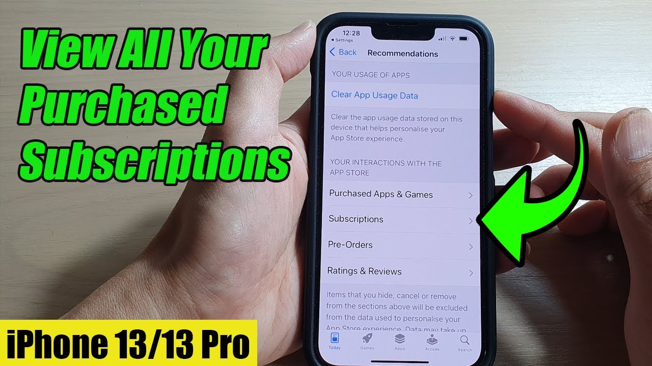 iPhone 13/13 Pro: How to View All Your Purchased Subscriptions