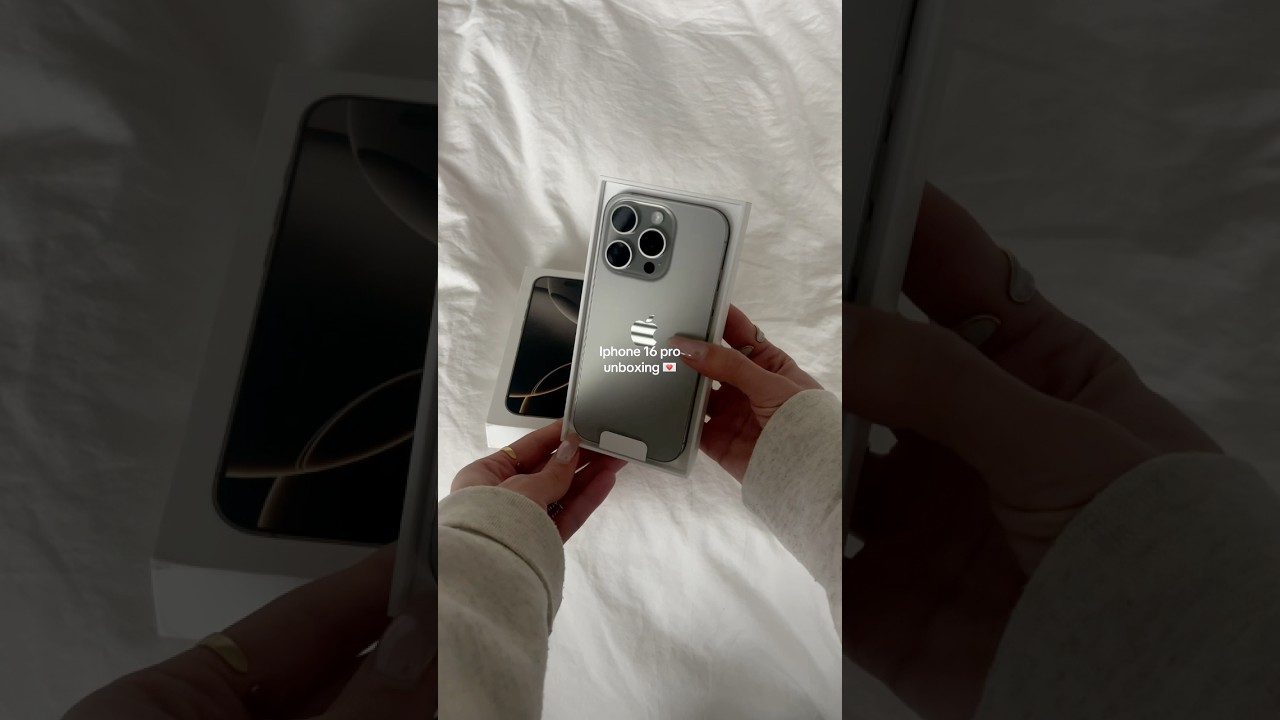iPhone 16 Pro in Natural Titanium! 🤯 Next-level. Who’s ready for this upgrade? 🚀