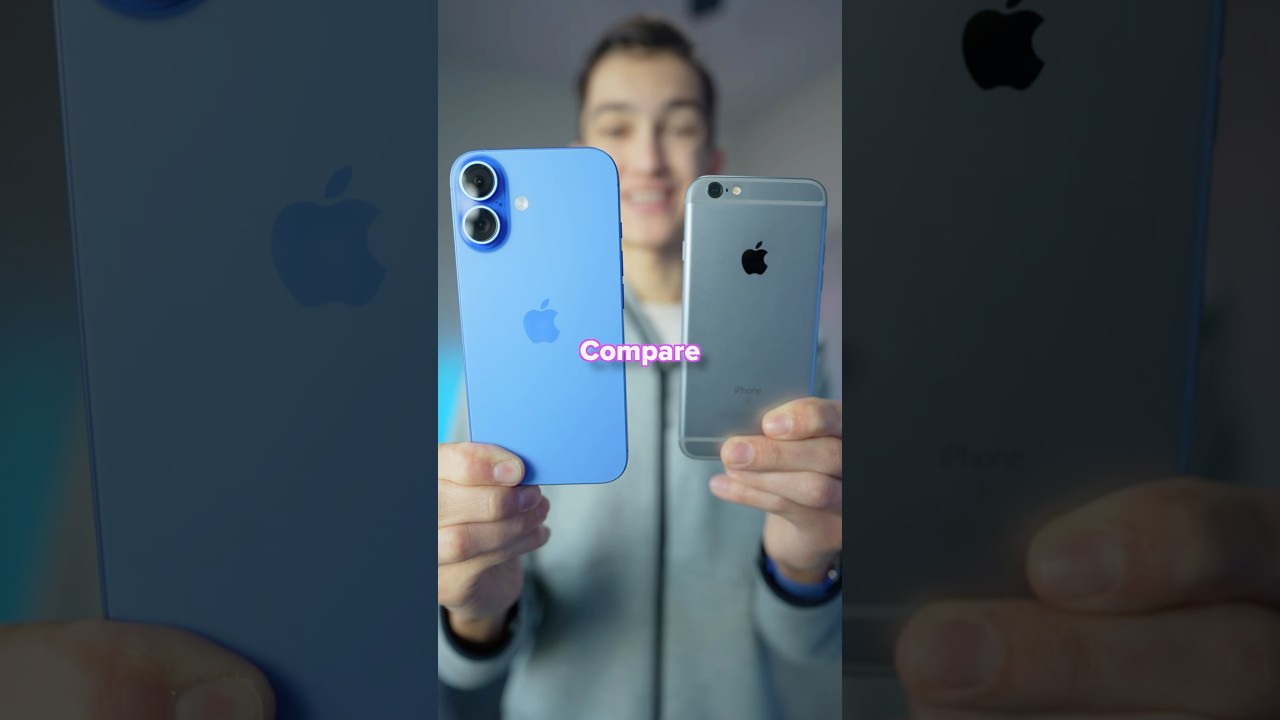 iPhone 16 vs 6 in 2025😳#iphone