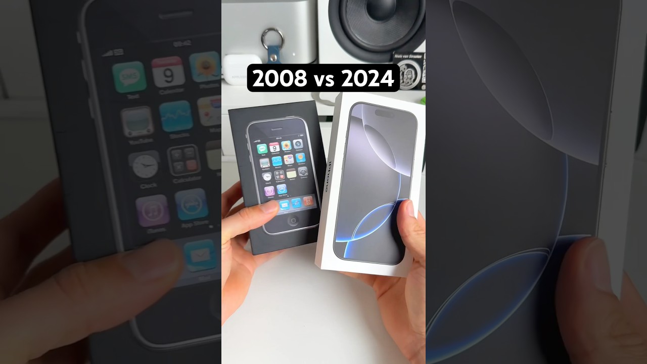 iPhone 3G vs iPhone 16 Pro Box!