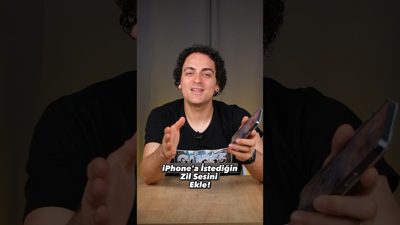 iPhone’a İstediğiniz Zil Sesini Ekleyin! #shorts #meyzileyoutubeshorts
