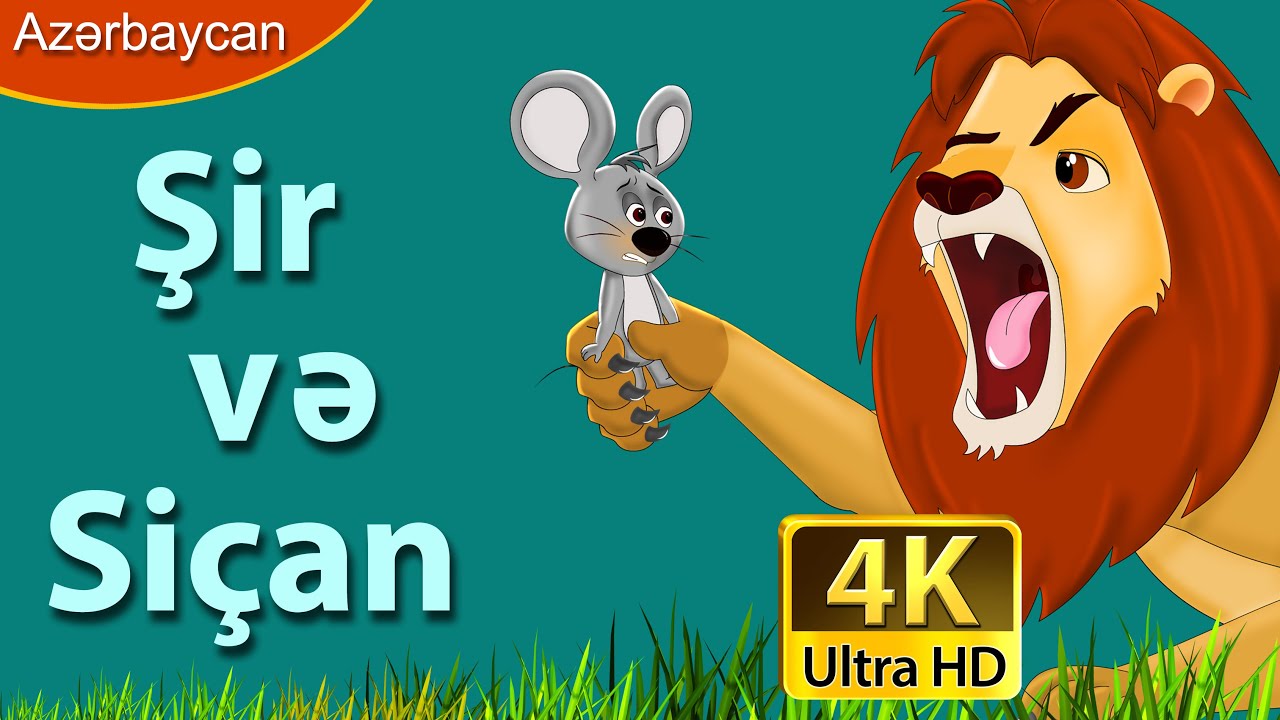 Şir və Siçan | Lion And Mouse in Azer | Duymecik Cizgi Filmi | Nagillar Alemi | Azərbaycan Nağılları