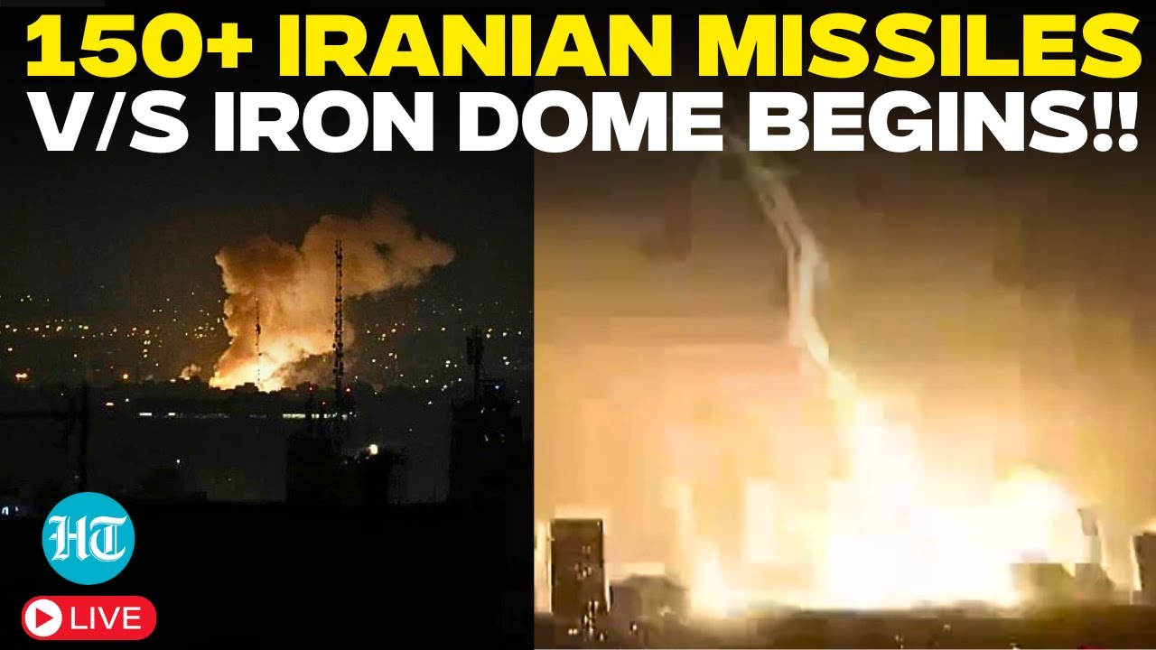 Iran Attacks Israel LIVE | Iran's 150+ Hypersonic Missile Struck Israeli Airdefence System |Tel Aviv