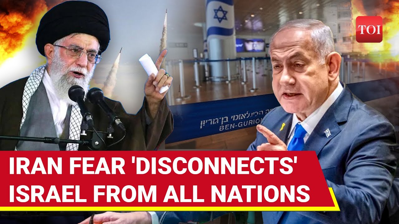 Iran 'CUTS OFF' Israel From Entire World; Ben Gurion Airport Shut Down, All Flights Cancelled