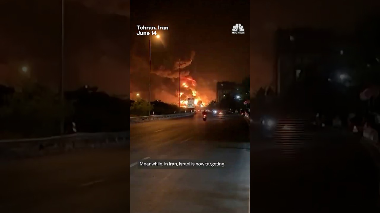 Iran launches new wave of missiles at Israel as Israeli forces strike Tehran