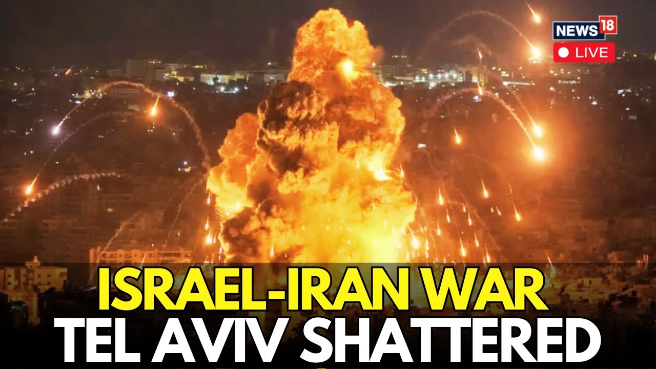 Iran Strikes Tel Aviv Live: Sirens Sound, Ballistic Missiles Flying Overnight Across Skies In Israel