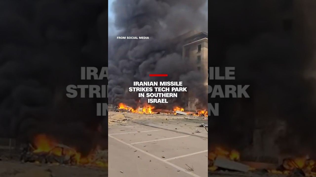 Iranian missile strikes tech park housing Microsoft office in southern Israel