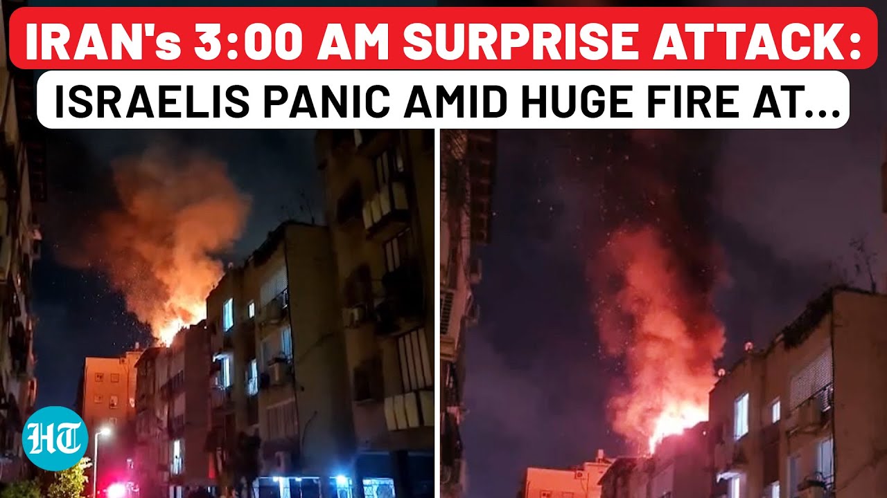 Iran's 3 AM Attack Makes Sleepless Israelis Panic: '18th Wave' Of Missiles Sets Fire To Building Of…