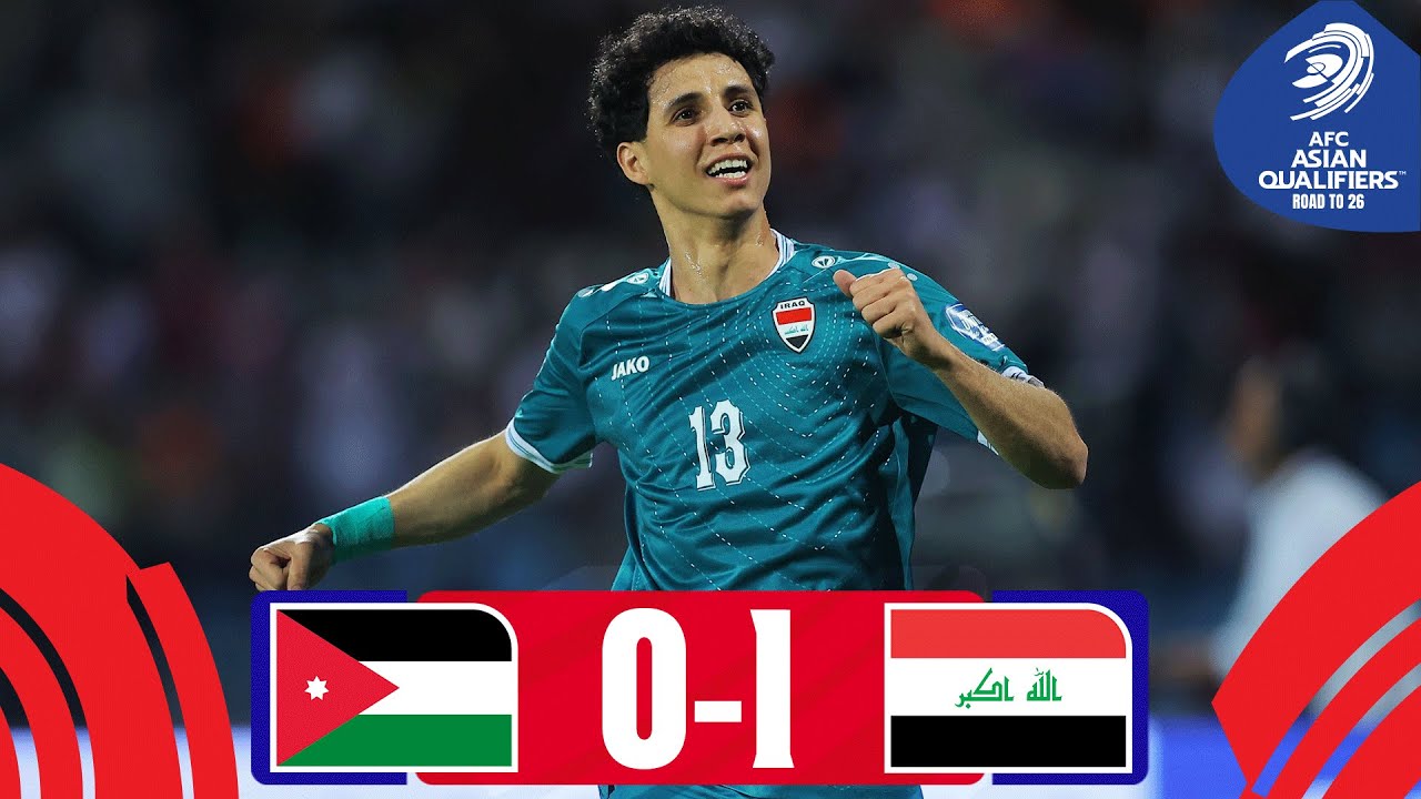 Iraq gear up for Round 4 with a statement win! | Jordan - Iraq | Highlights #AsianQualifiers - RT 26