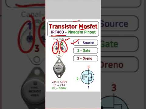 irf460 mosfet |irf460 n channel mosfet| #ytshorts #electronicscomponent
