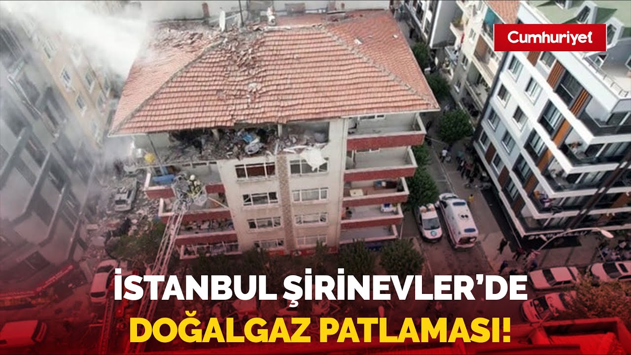Şirinevler’de doğalgaz patlaması: 1 ölü, 2’si ağır 4 yaralı