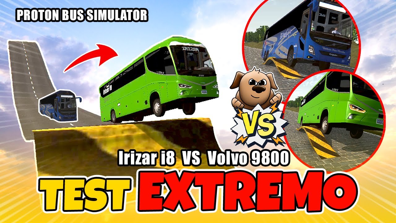 IRIZAR I8 vs. VOLVO 9800 | EXTREME MOD TEST in PROTON BUS SIMULATOR | LatPopo