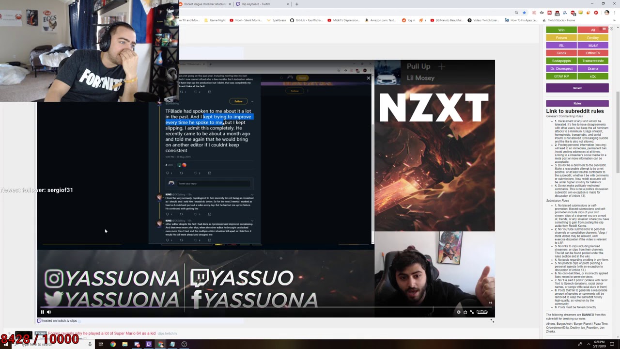 IRL - mizkif - lul