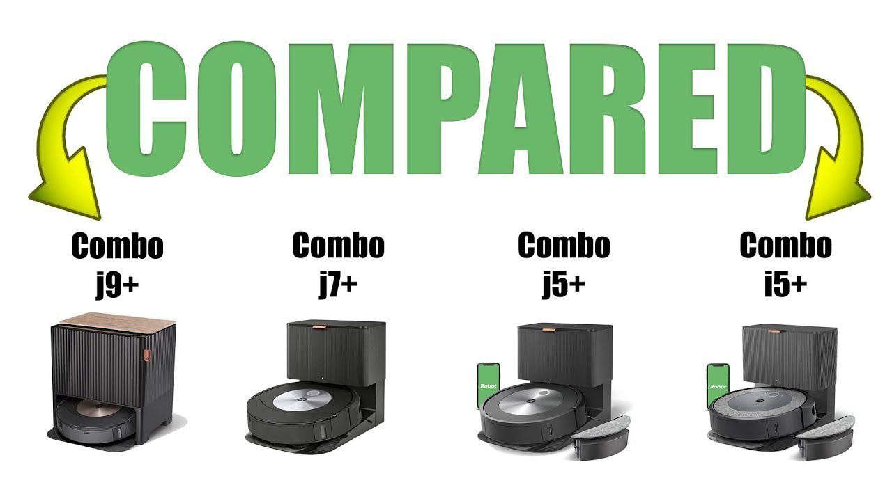 iRobot's NEW Mopping Roomba's EXPLAINED - Combo j9+ vs Combo j7+ vs Combo j5+ vs Combo i5+