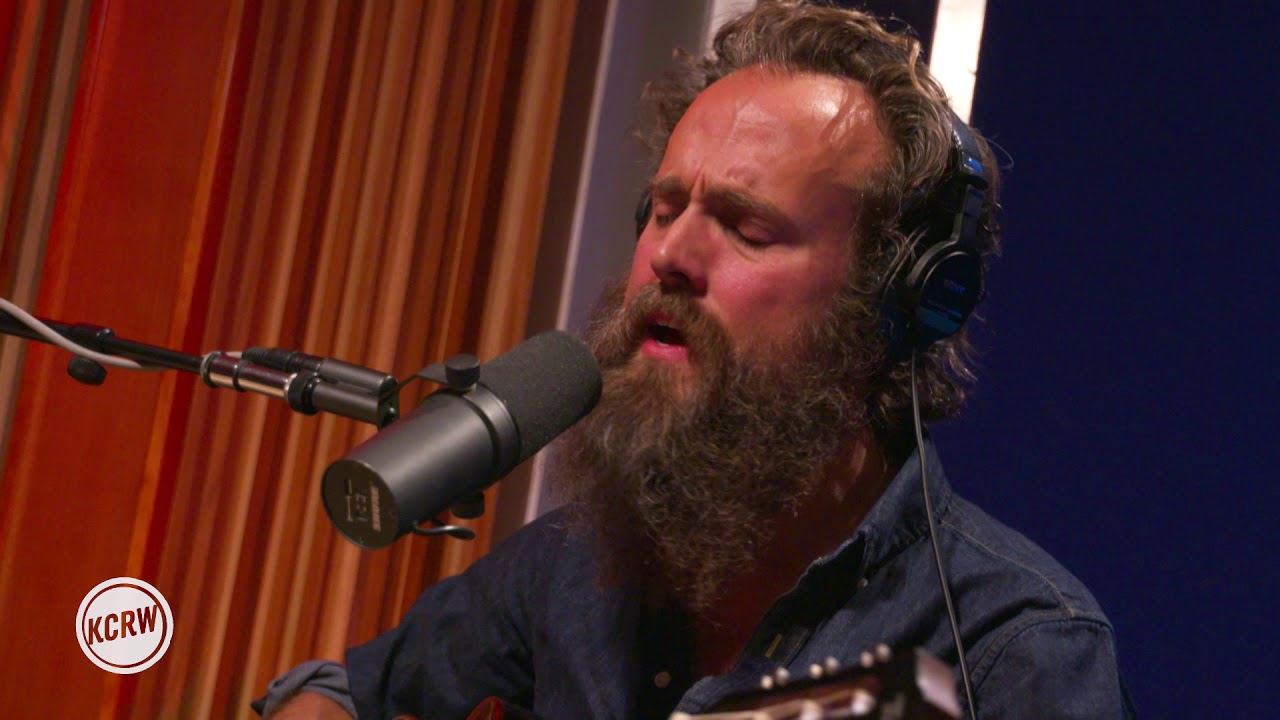 Iron & Wine performing 