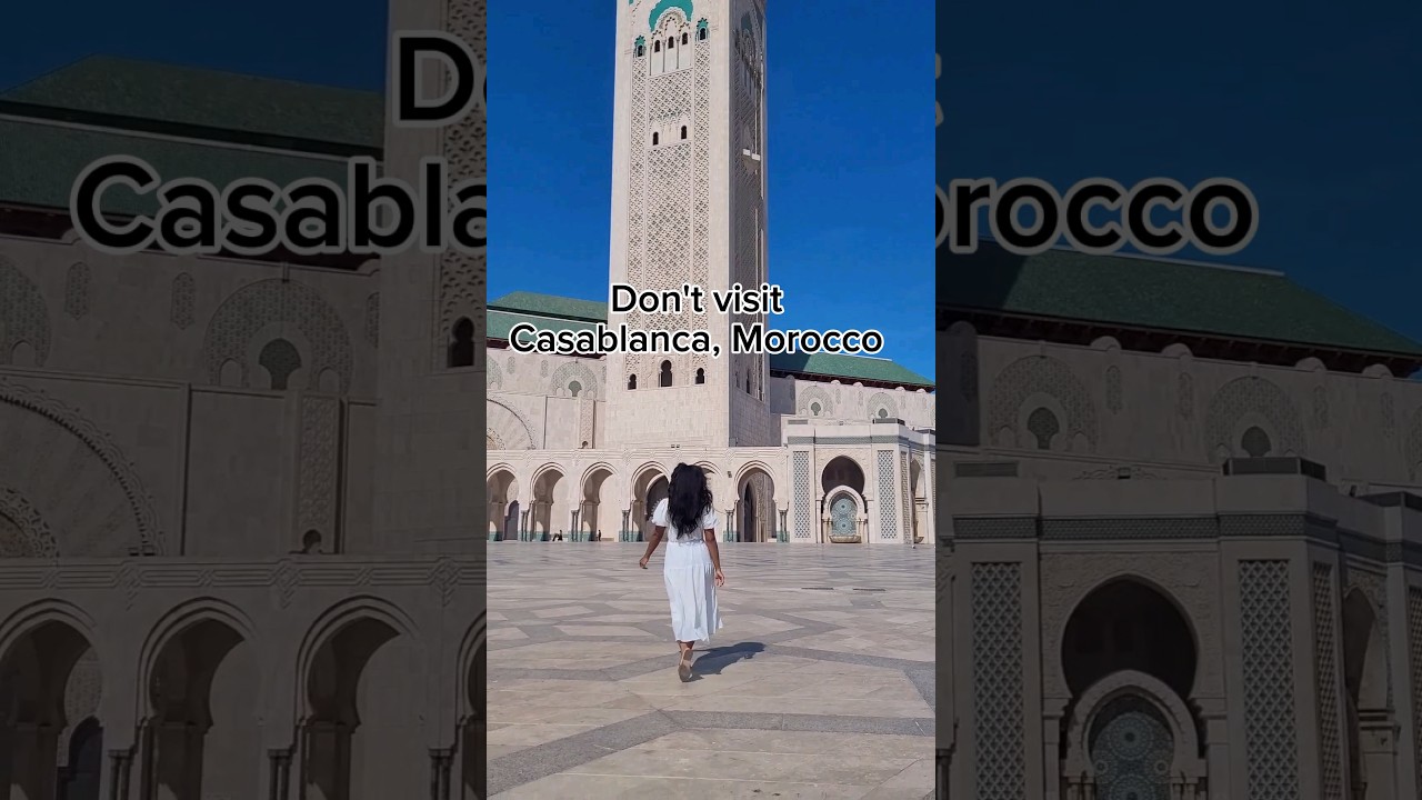Is Casablanca, Morocco worth it? #travel #morocco