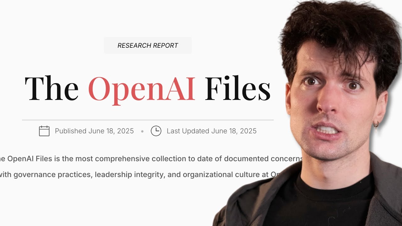 Is Sam Altman evil? The OpenAI Files are wild