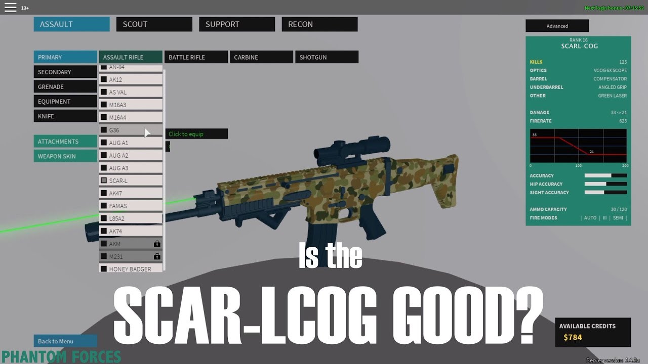Is the SCARL-COG Good? - Phantom Forces