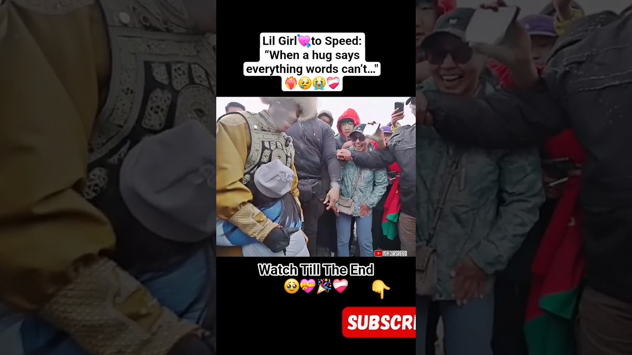 @IShowSpeed & Little girl 👧❤️🎉🤗#ishowspeed #trending #viralvideo #emotional #livestream