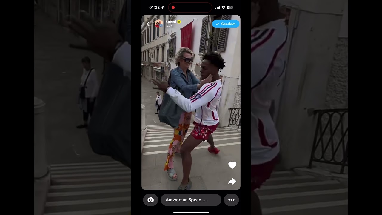 IShowSpeed barking at italian woman #funny #speed #ishowspeed #barking #italy #crazy   @IShowSpeed